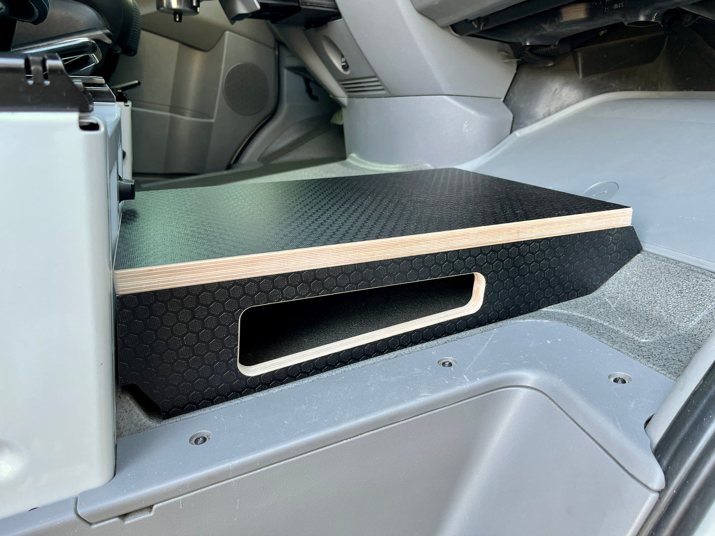 Mercedes-Benz Sprinter Black Hex Passenger Foot Platform Camper Van Stool