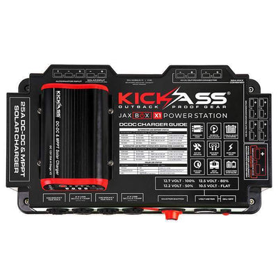 KickAss 12V Portable Power Box with Integrated 25A DCDC Charger