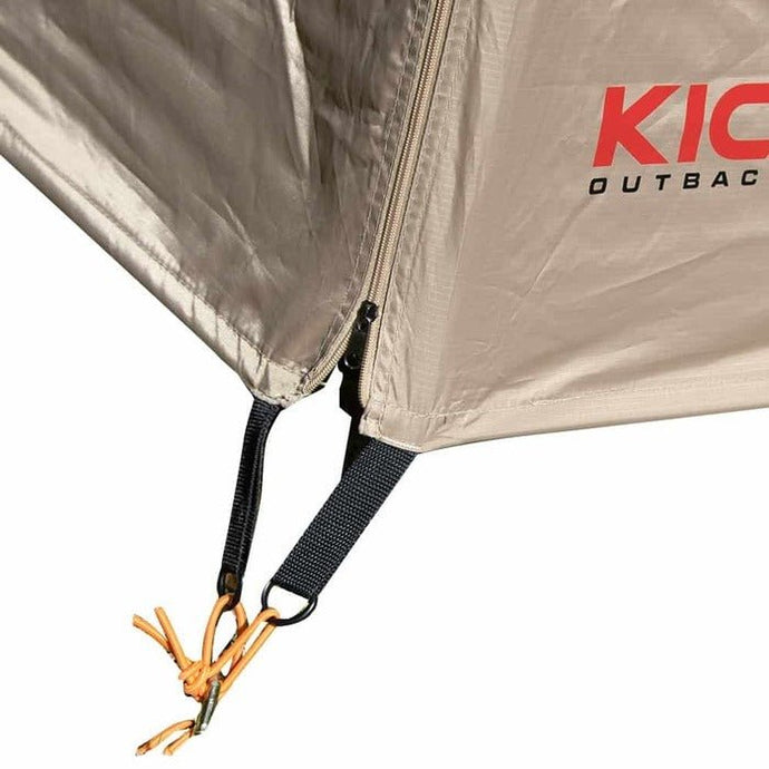 KickAss Premium Shower Awning w/ Roof & LED Light