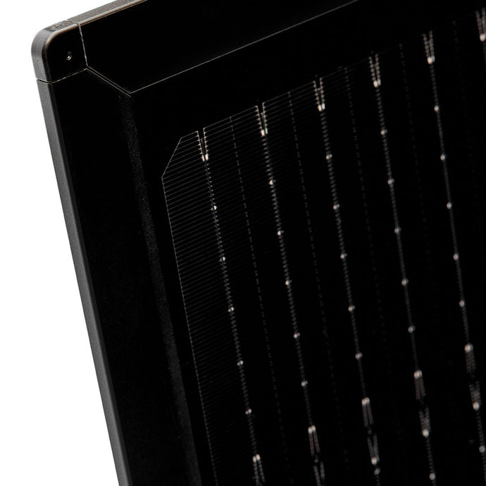 KickAss 12V 110W Ultra Slim Fixed Glass Solar Panel