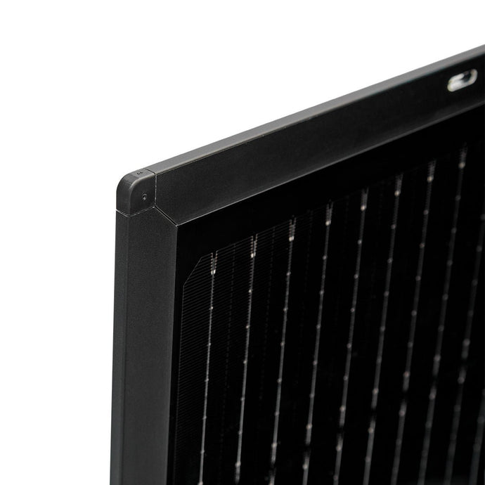 KickAss 12V 110W Ultra Slim Fixed Glass Solar Panel