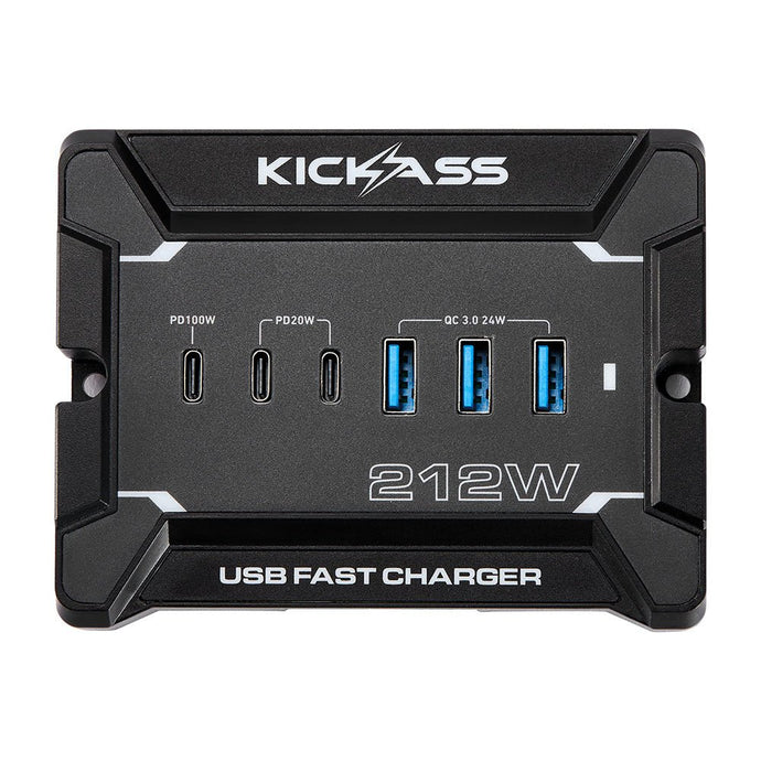 KickAss 12V Anderson to USB Fast Charger - 212W
