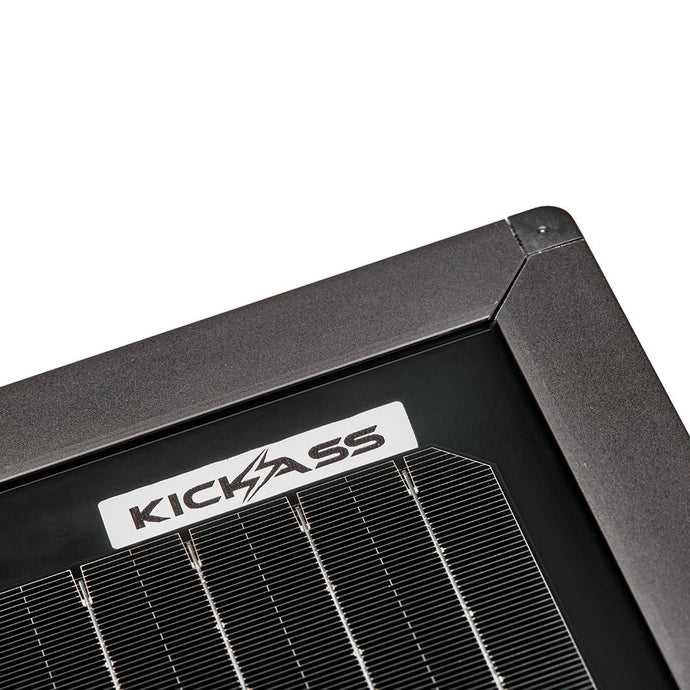 KickAss 12V 170W Ultra Slim Fixed Glass Solar Panel