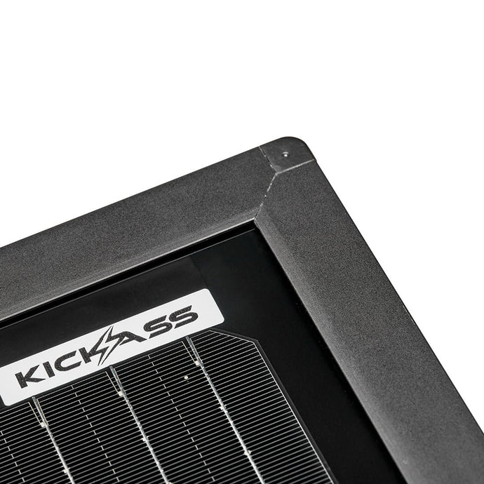 KickAss 12V 80W Ultra Slim Fixed Glass Solar Panel