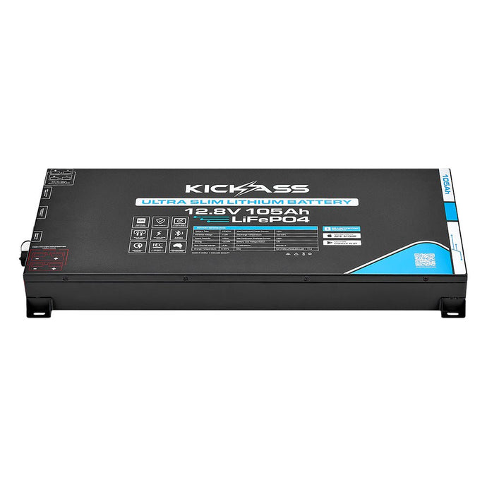 KickAss 12V 105Ah Ultra Slimline Lithium Battery