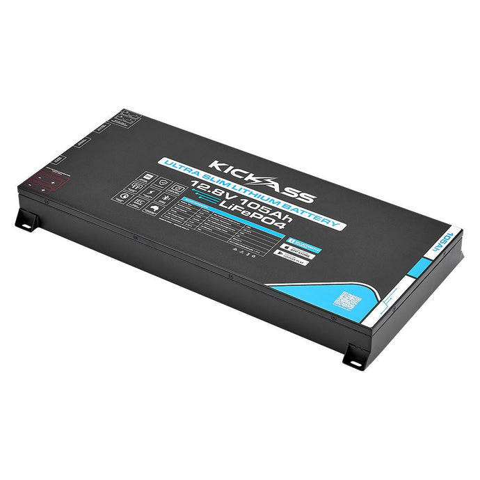 KickAss 12V 105Ah Ultra Slimline Lithium Battery