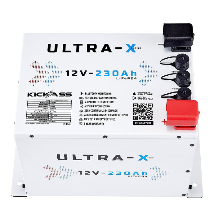 KickAss Ultra-X 12V 230Ah Compact Lithium Battery