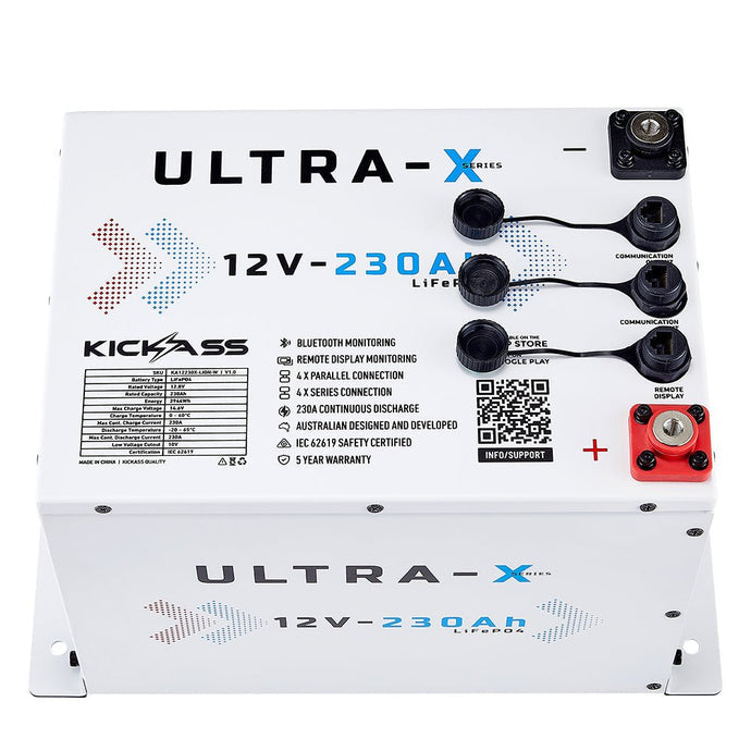 KickAss Ultra-X 12V 230Ah Compact Lithium Battery