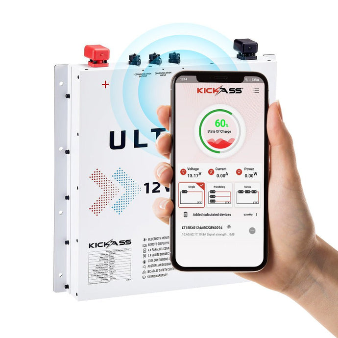 KickAss Ultra-X 12V 230Ah Smart Lithium Slimline Battery
