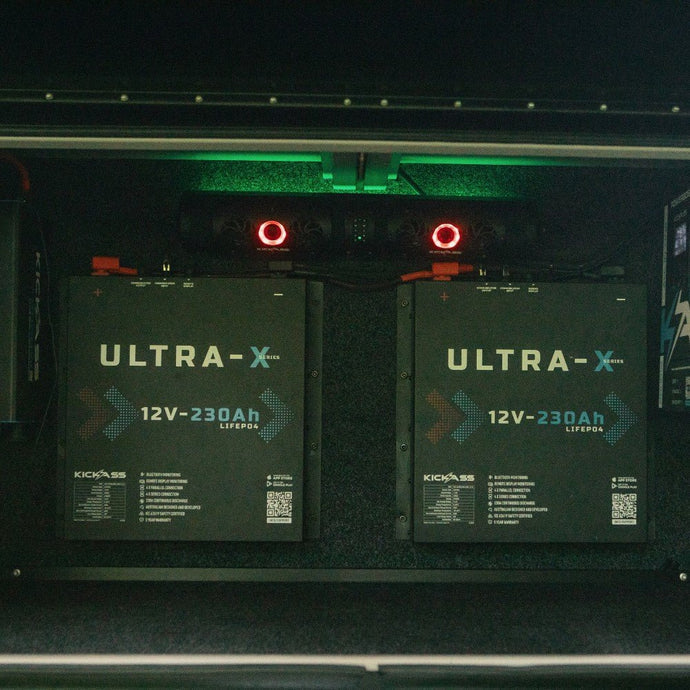 KickAss Ultra-X 12V 230Ah Smart Lithium Slimline Battery