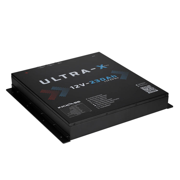 KickAss Ultra-X 12V 230Ah Smart Lithium Slimline Battery