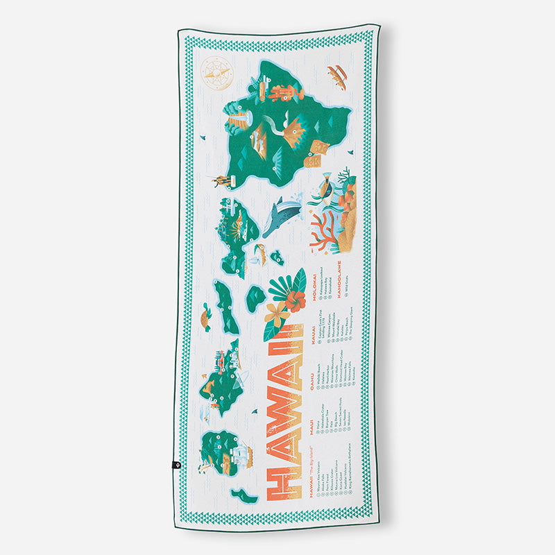 Original Towel: Hawaii Map