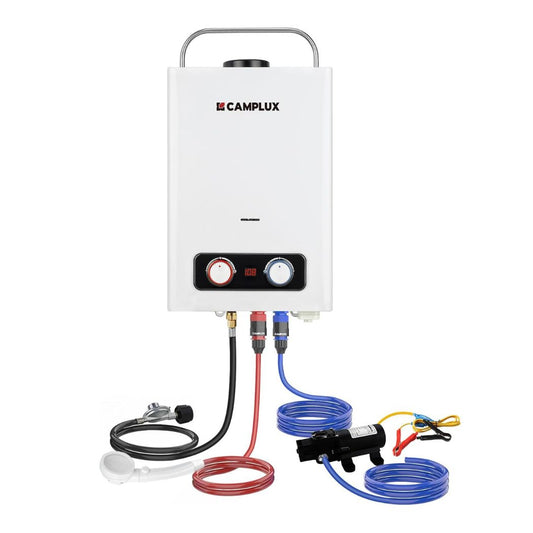 Camplux Pro 6L 1.58 GPM Portable Hot Water Shower With 1.2 GPM Pump