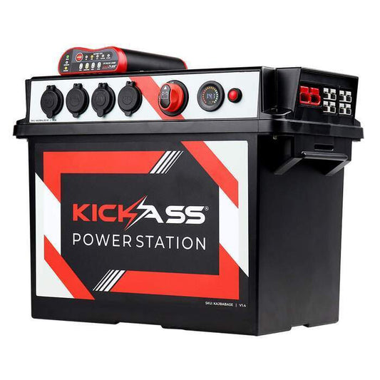KickAss 12V Portable Power Box with Integrated 25A DCDC Charger