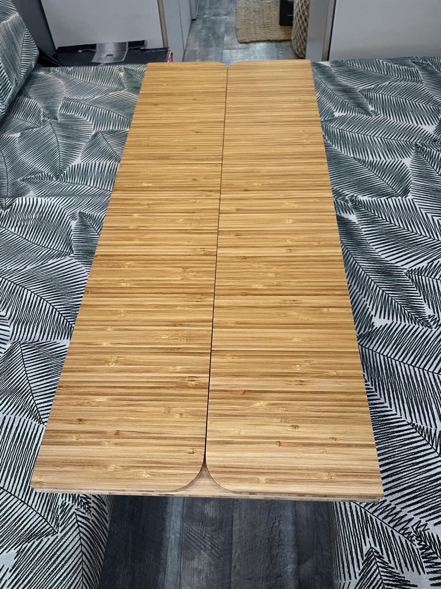 The Horizon Dining Bamboo Table 1/2" Thick For Camper Vans and RVs