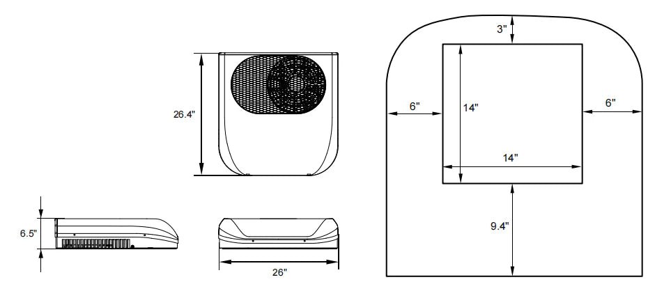 VELIT 2000R MINI + Gas/Diesel Heater + Dometic 80L Fridge/Freezer + MaxxFan Deluxe
